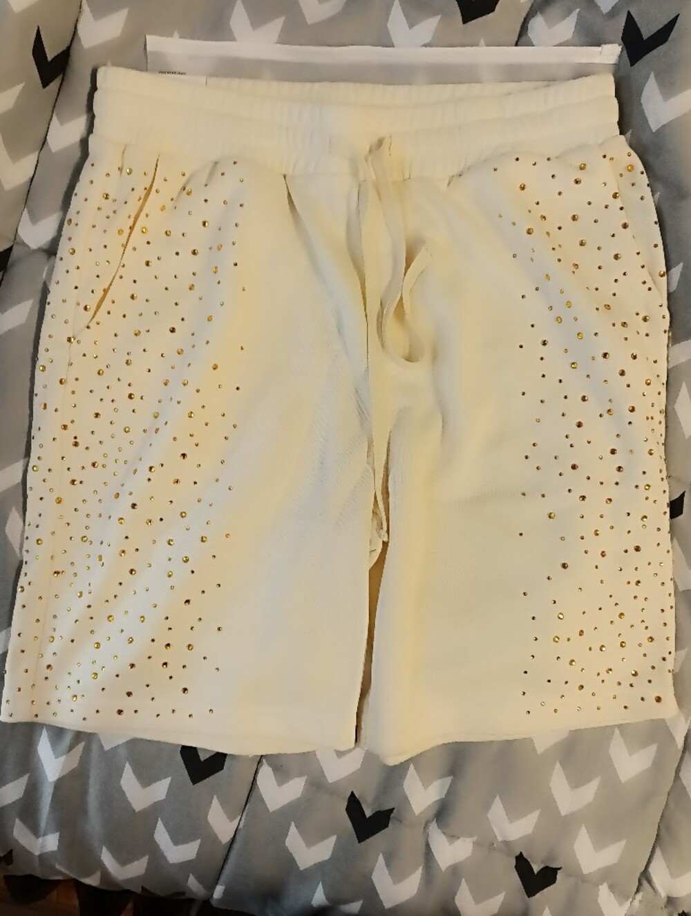 Rebel Minds Galaxy Fleece Shorts Sz M